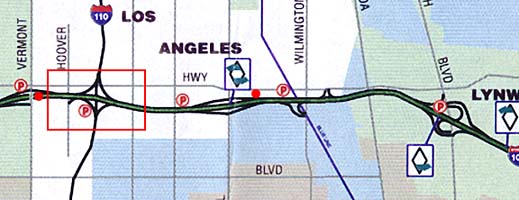 Freeway Map: Center