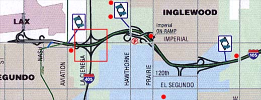 Western part of freeway